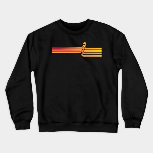 Autumn Waves Crewneck Sweatshirt by BrianPower